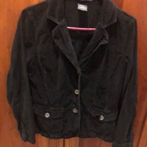 French cuff corduroy jacket